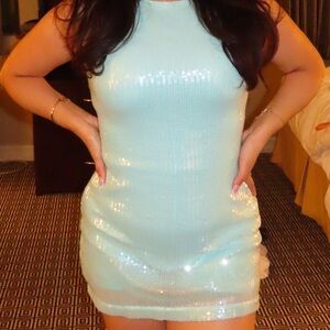 Princess Polly Mint Green Mini Dress